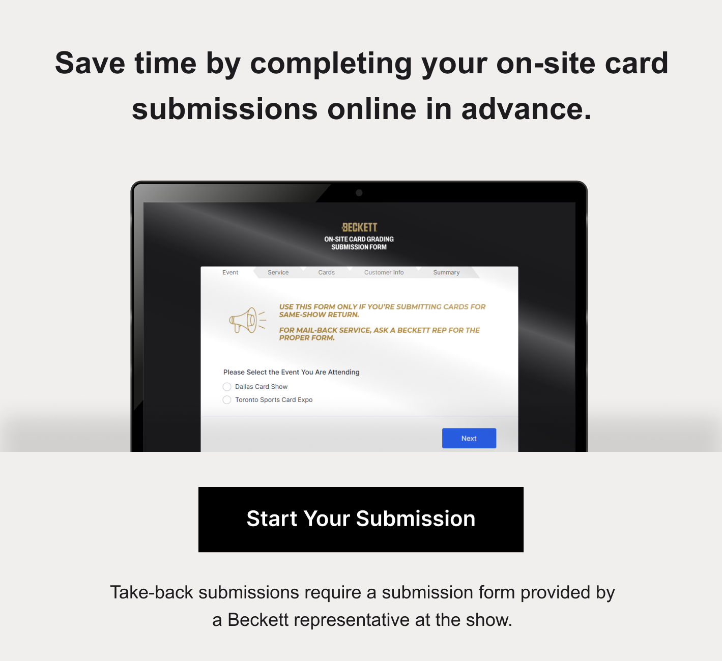 Start Your Submission