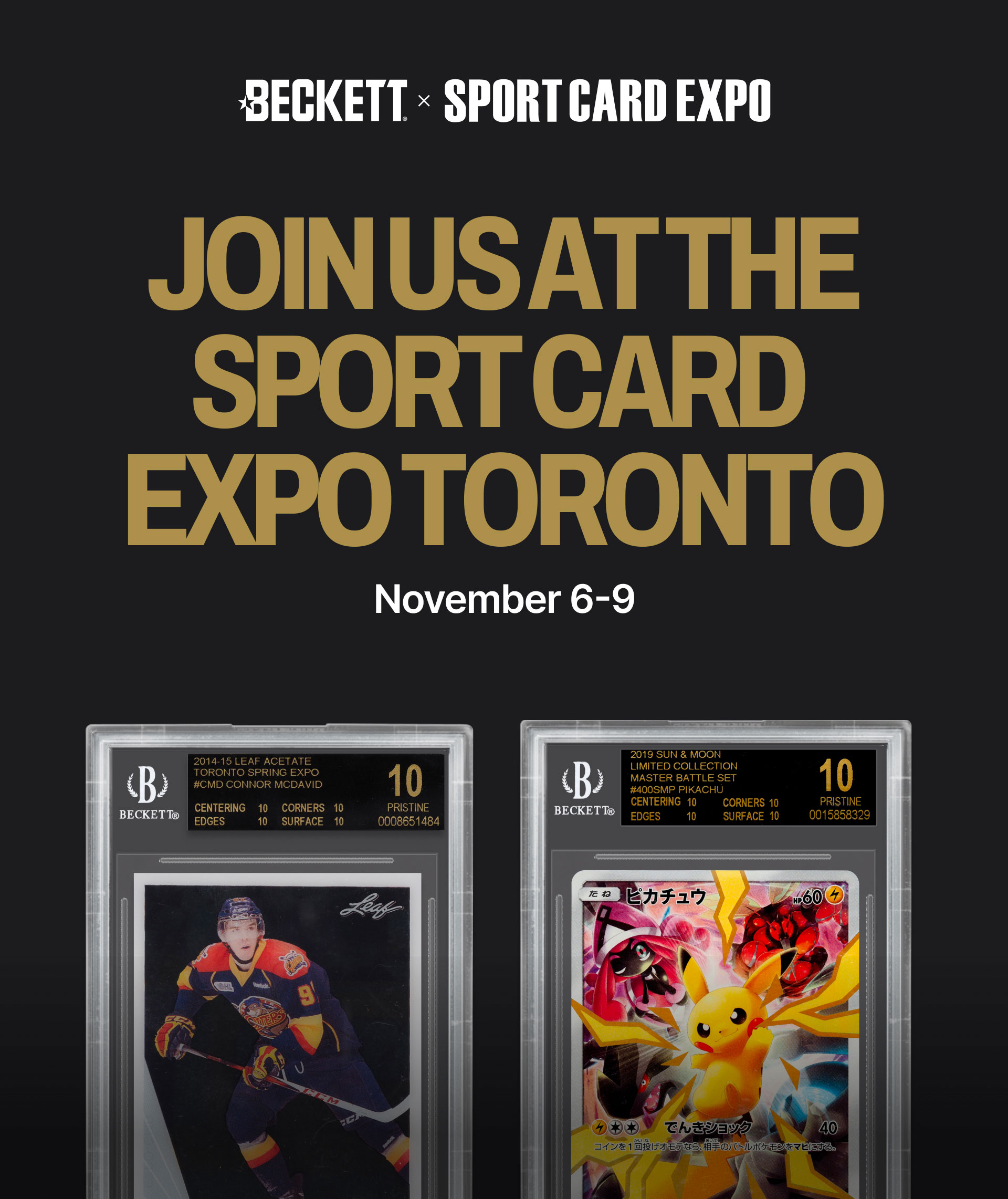 Join us at the Sport Card Expo Toronto